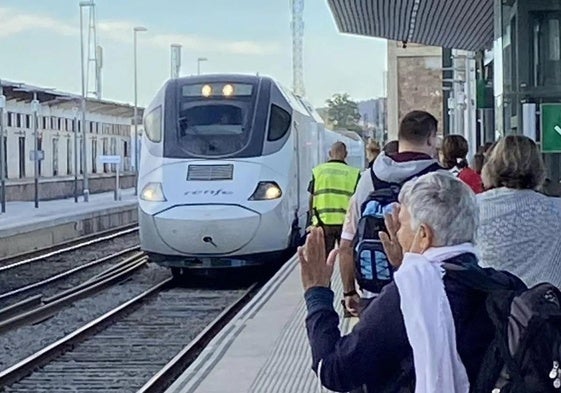 Imagen de archivo de otra incidencia en la estación de Cáceres.
