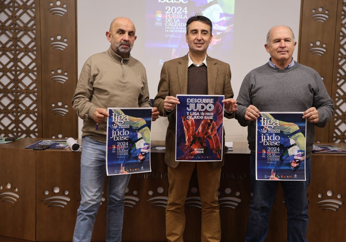 Juan María Delfa y José Julián Mangas en la presentación de la Liga Diputación y Campeonato de Extremadura Open Ne Waza.