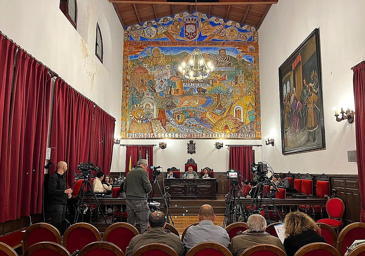 Celebración del último pleno municipal