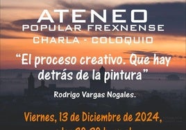 El Ateneo acoge la charla-coloquio 'El proceso creativo. Qué hay detrás de la pintura'
