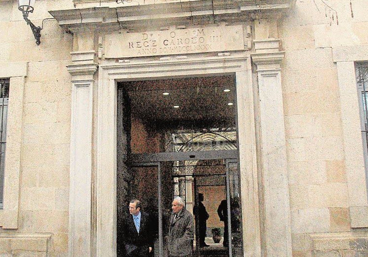 Antigua sede de los juzgados en Cáceres.