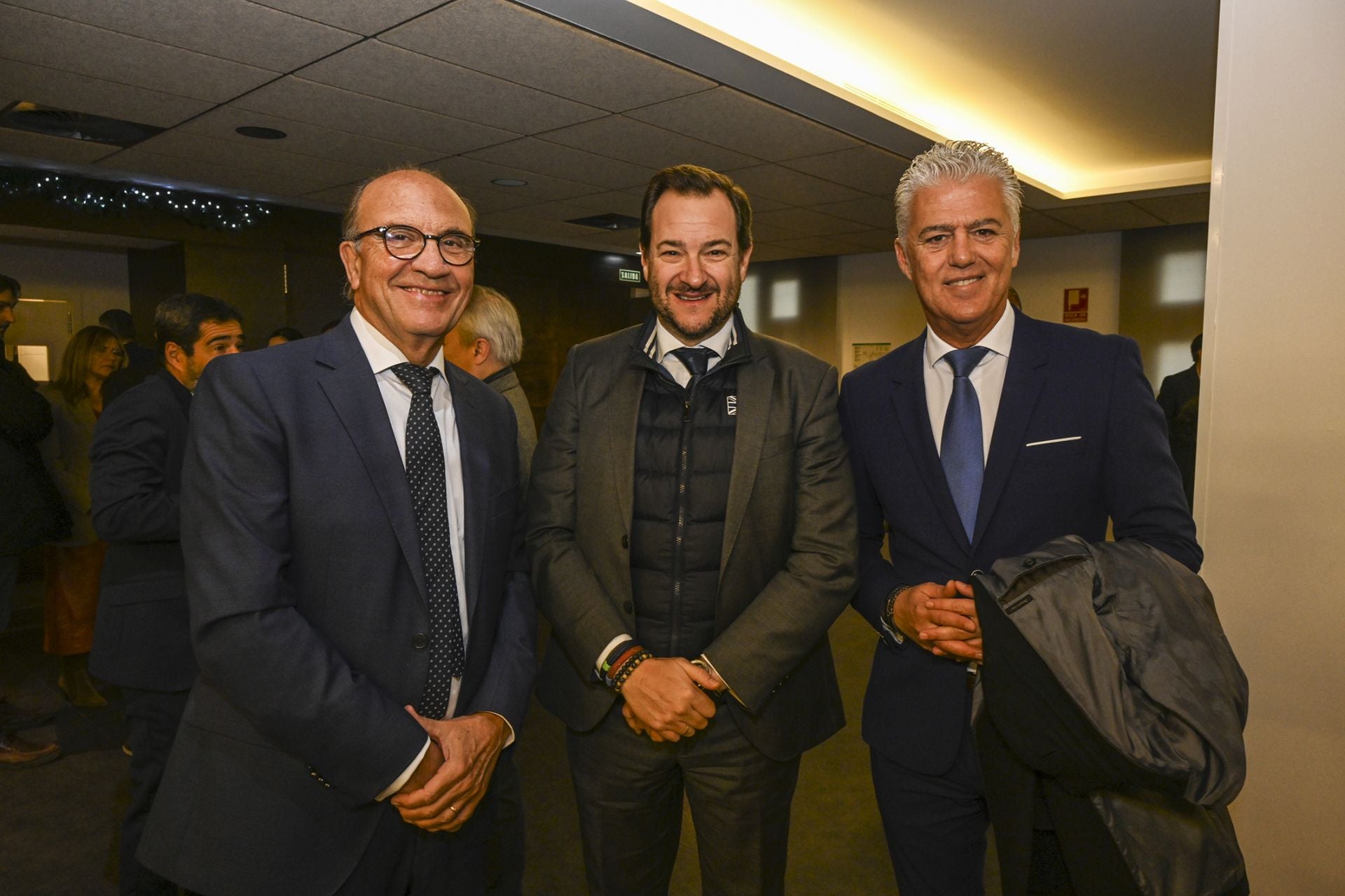 Julio Morales, Enrique Rodríguez y Manuel Parra.