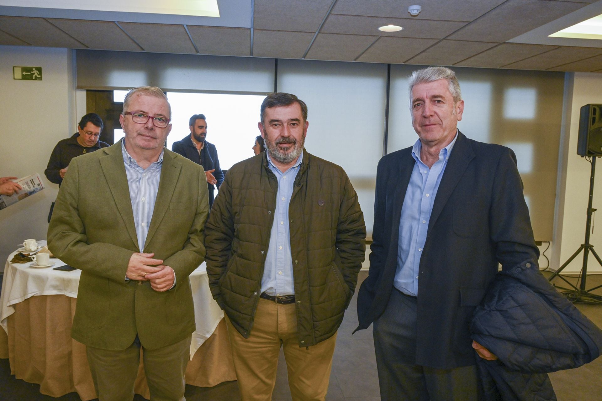 Juan Francisco Morán, Andrés Rayo y Francisco Rubio.