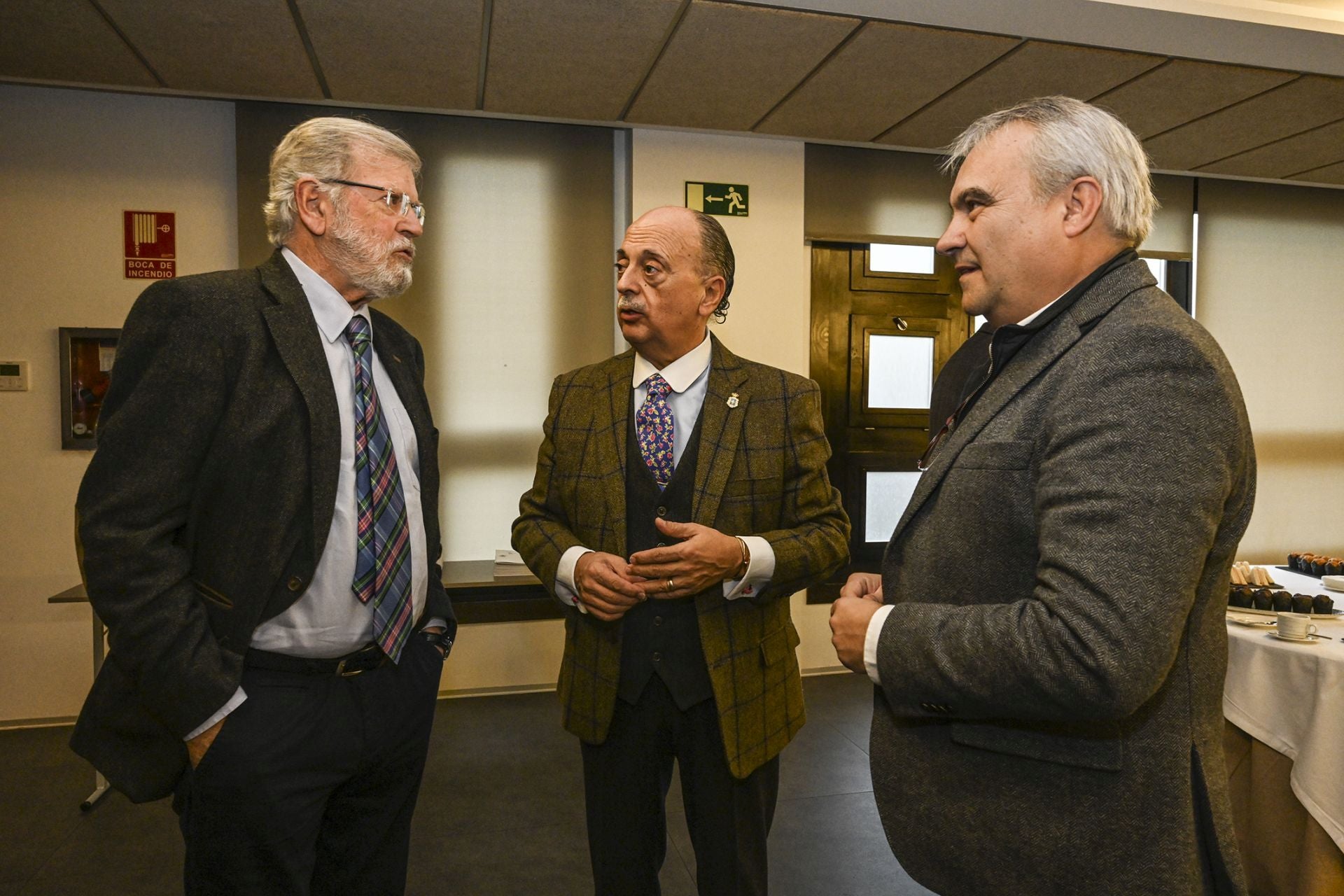 Juan Carlos Rodríguez Ibarra, Pedro Hidalgo y Francisco Javier Fragoso.