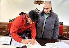 Firma del hermanamiento