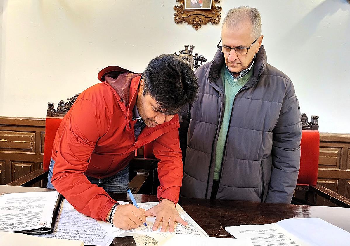 Firma del hermanamiento