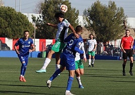 Un momento del partido.