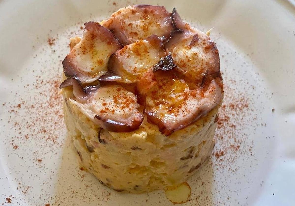Receta de ensaladilla de pulpo