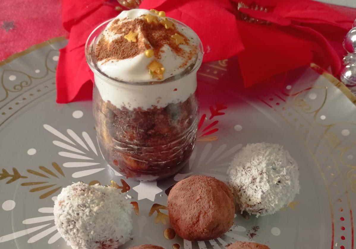 Postre navideño saludable para triunfar en Nochebuena