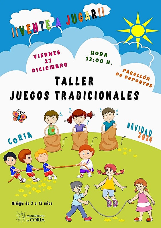Taller de Juegos Tradicionales: Diversión y tradición para los más pequeños en Coria