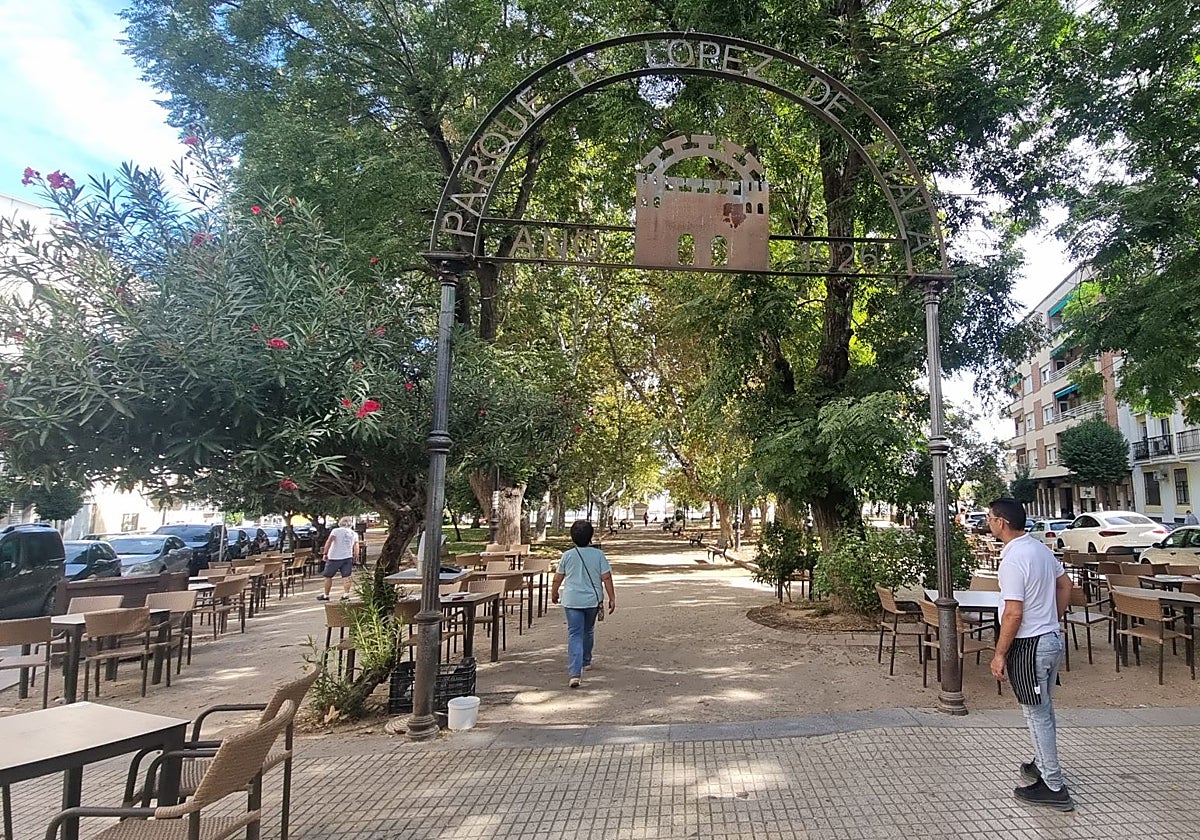 Parque López de Ayala de Mérida.