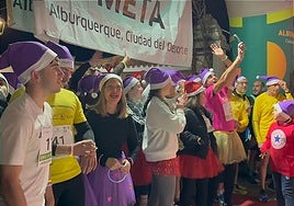 Los corredores aguardan la salida