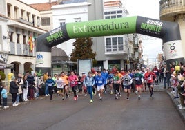 Imagen de la salida de la San Silvestre del año pasado.