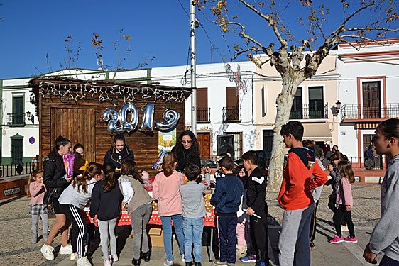 La plaza de la Constitución acoge una nueva Nochevieja Infantil