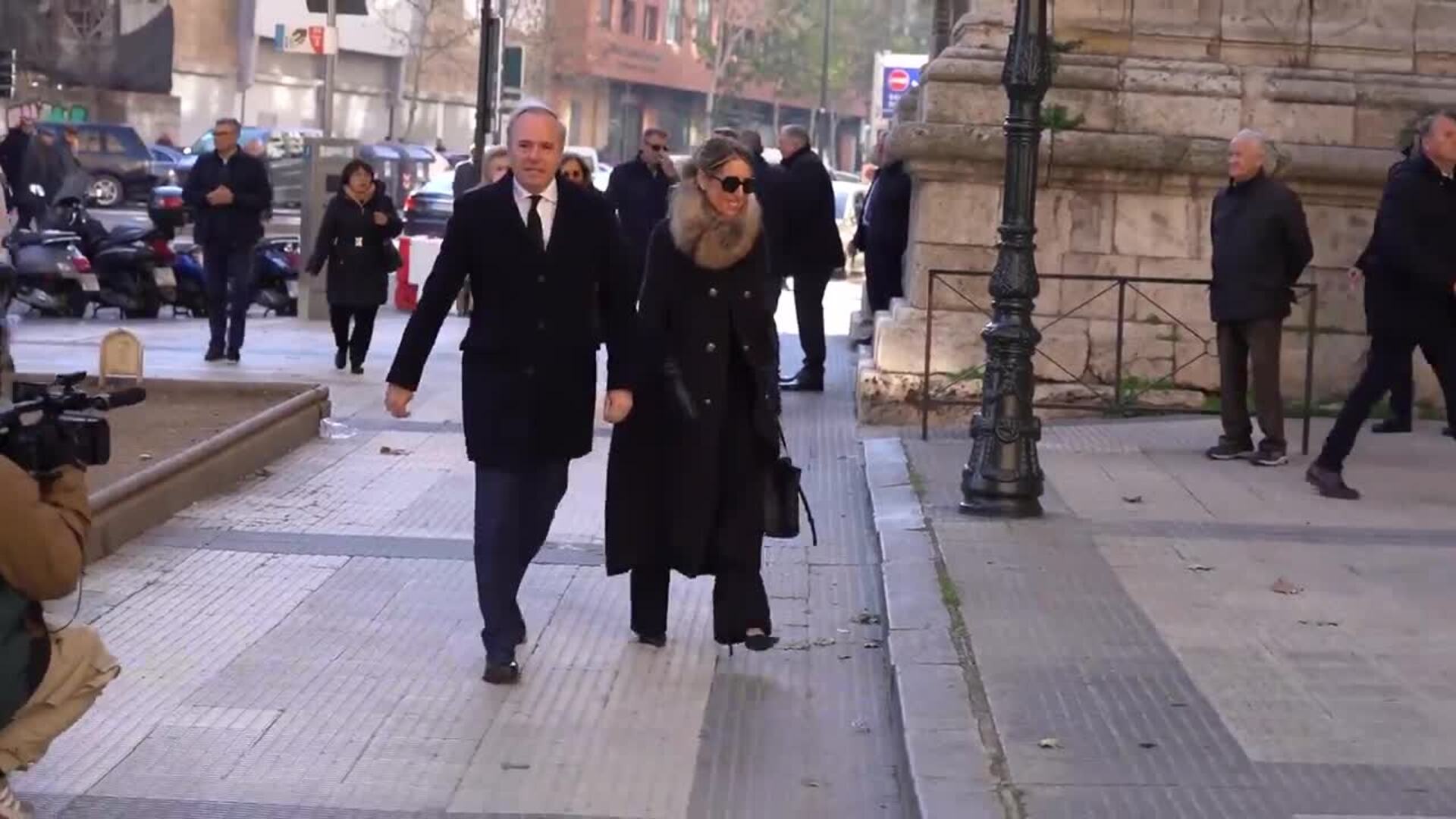 Zaragoza da el último adiós al expresidente de Telefónica, César Alierta