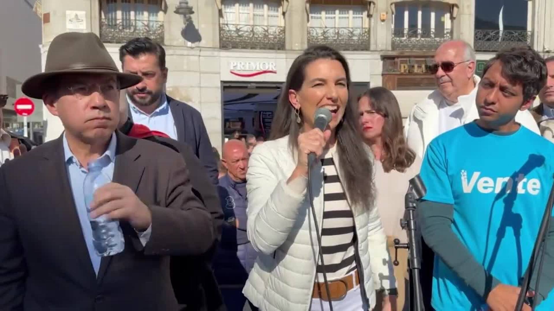 Rocío Monaterio reclama "libertad" en Venezuela