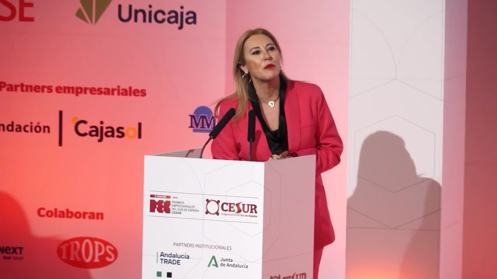 Carolina España anima en los Premios PEC a las empresas a invertir en Andalucía