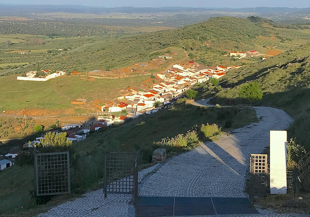 Vista de Reina desde su alcazaba.