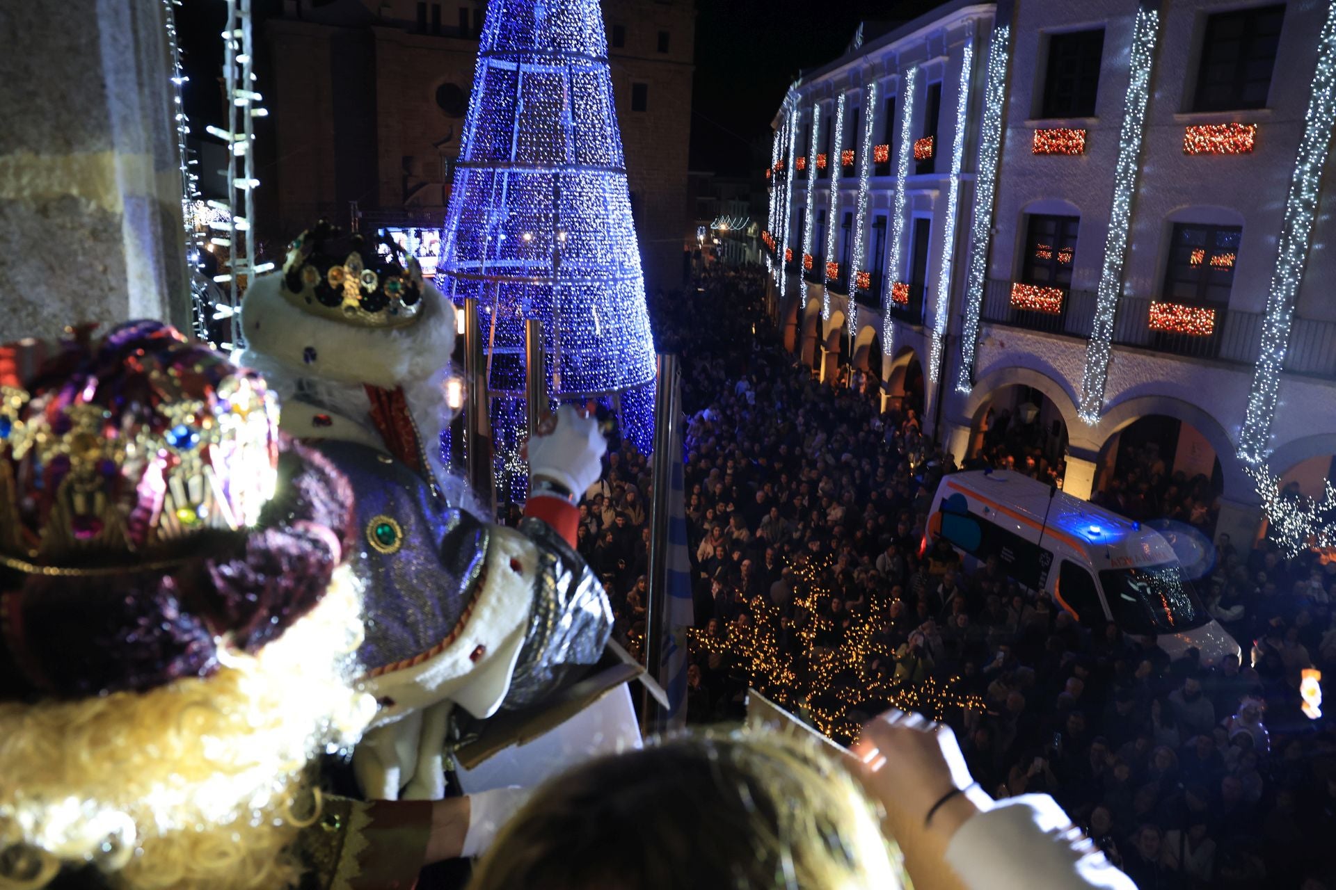 La Cabalgata de Los Reyes Magos de Villanueva de La Serena. 