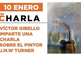 Una charla aborda en la sala de Ámbito cultural de El Corte Inglés de Badajoz la obra del pintor J.M.W Turner