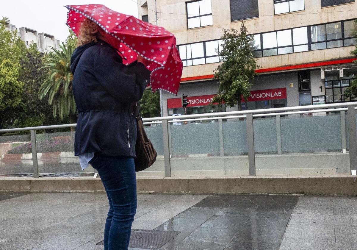 La borrasca Garoe deja 30 litros y fuertes rachas de viento en el norte de Extremadura