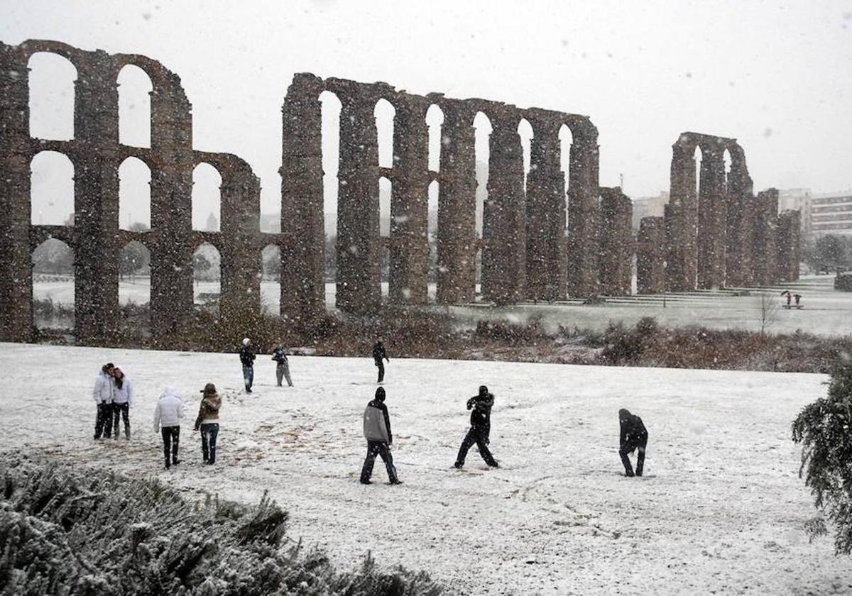 FOTOS | Quince años de una nevada histórica en Extremadura