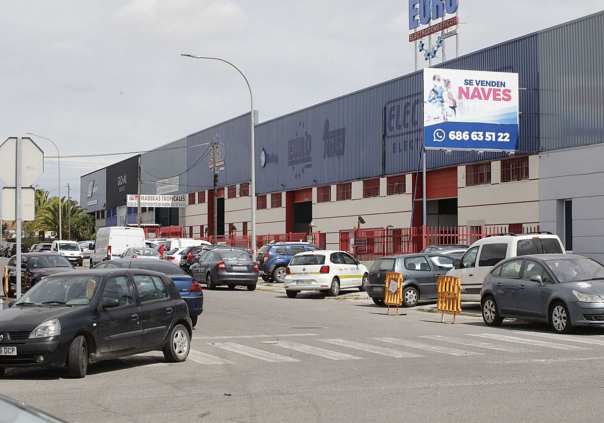 Polígono industrial Las Capellanías, donde se concentra el mayor número de empresas de Cáceres.