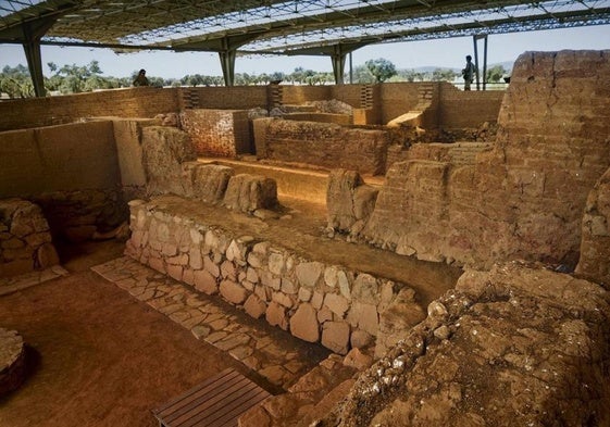 Yacimiento de Cancho Roano, en Zalamea de la Serena.