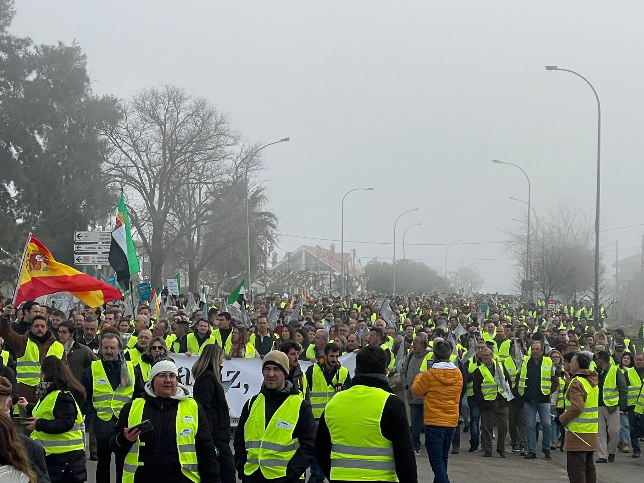 La manifestación contra el cierre de Almaraz, en imágenes