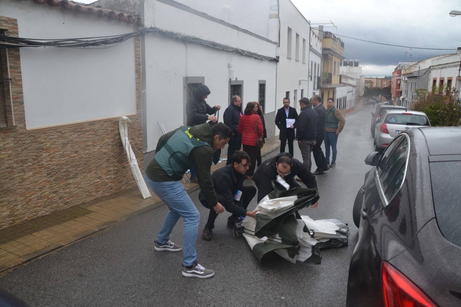 Así se reconstruye el apuñalamiento mortal de un hombre en Zafra