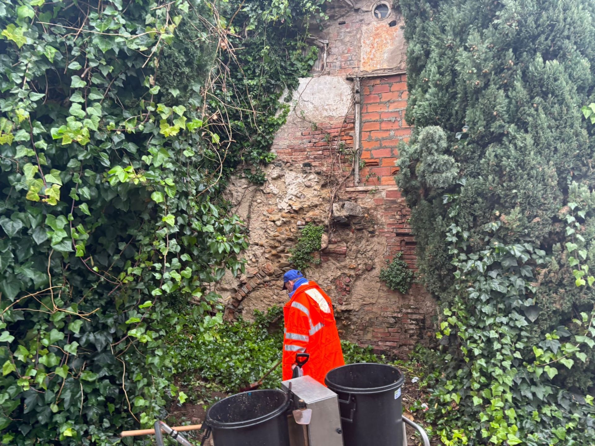 Estado actual de la muralla romana de Coria