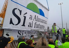 Un momento de la protesta del pasado sábado contra el cierre de la central.