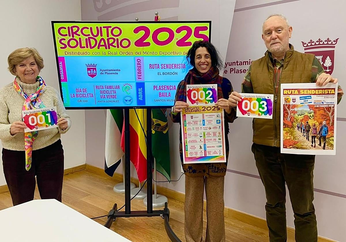 El Circuito se abre con la ruta 'El Bordón' a favor de Manos Unidas.