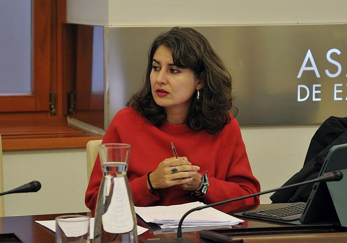 La portavoz de Unidas por Extremadura, Irene de Miguel.