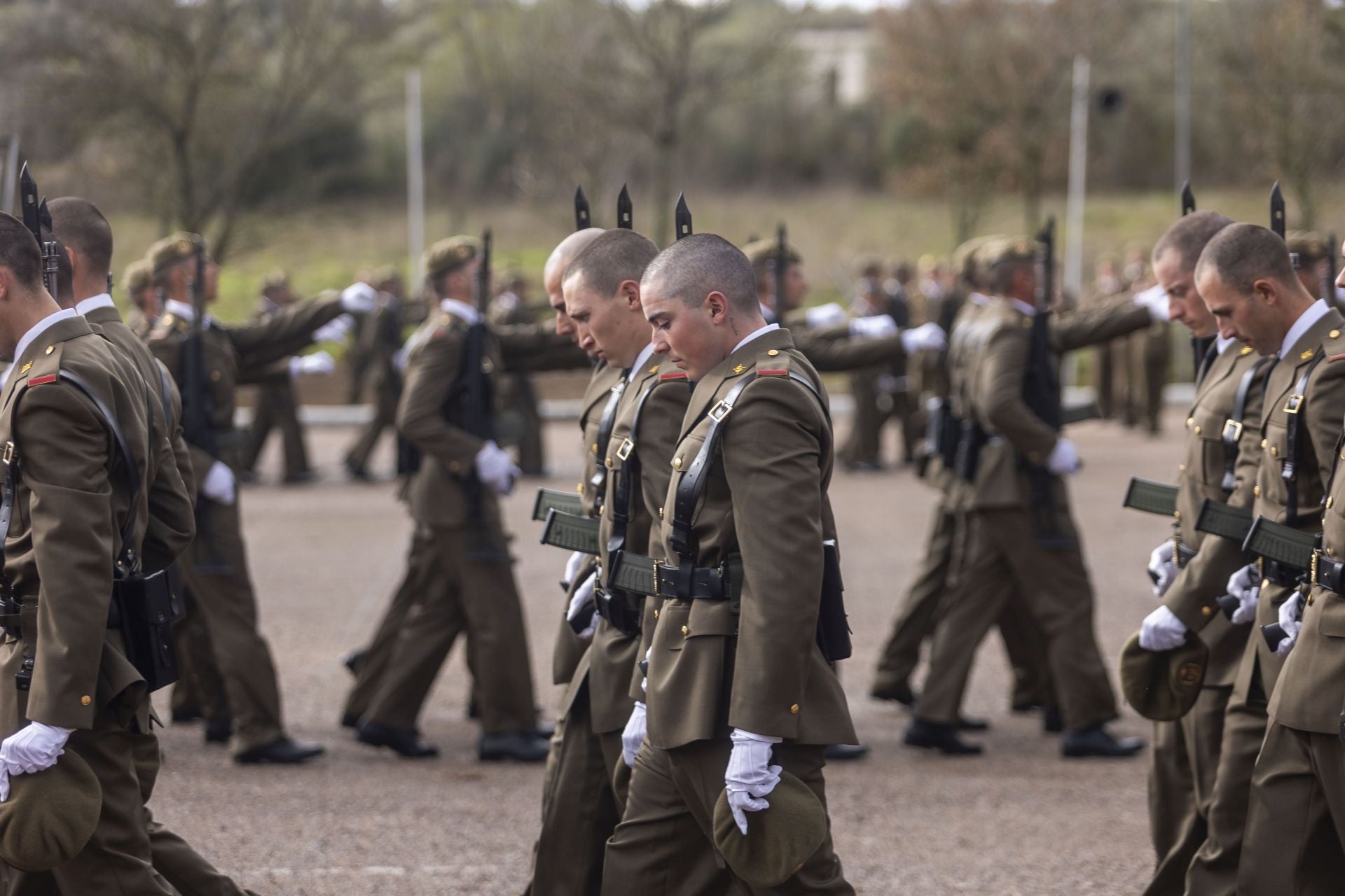 Fotos | Búscate en la jura de bandera en el Cefot de Cáceres