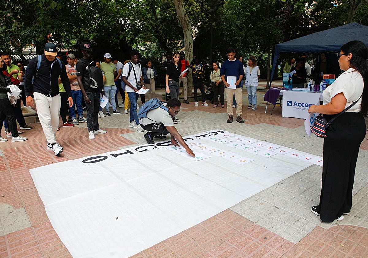 Foto de archivo de un acto conmemorativo del día de los refugiados en Cáceres.