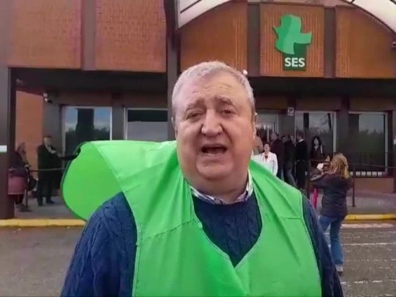 Los sanitarios del hospital Campo Arañuelo vuelven al concentrarse para rechazar las agresiones