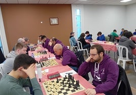 Los jugadores del Magic durante la última jornada del Campeonato de Extremadura.