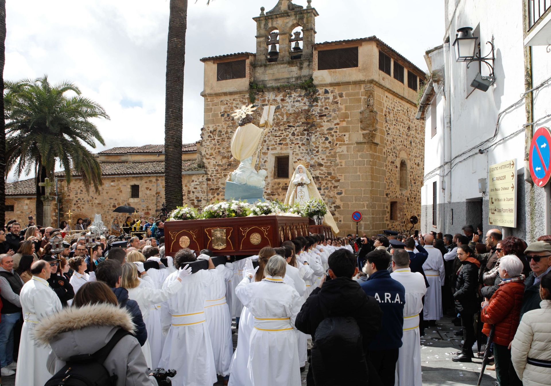 La Semana Santa de Cáceres el pasado año.