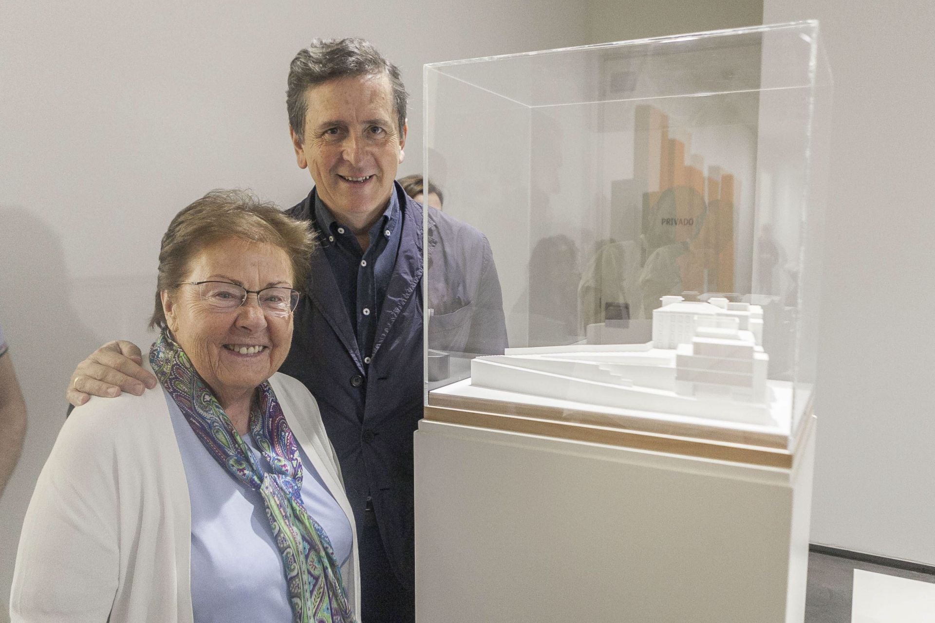 Con el arquitecto Emilio Tuñón en 2017