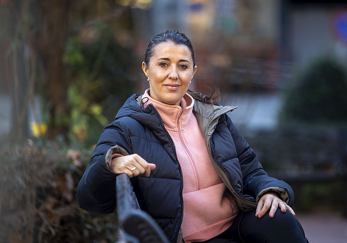 Nieves Julián tras la entrevista con el diario HOY en Cáceres.