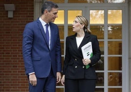 Pedro Sánchez y María Guardiola.