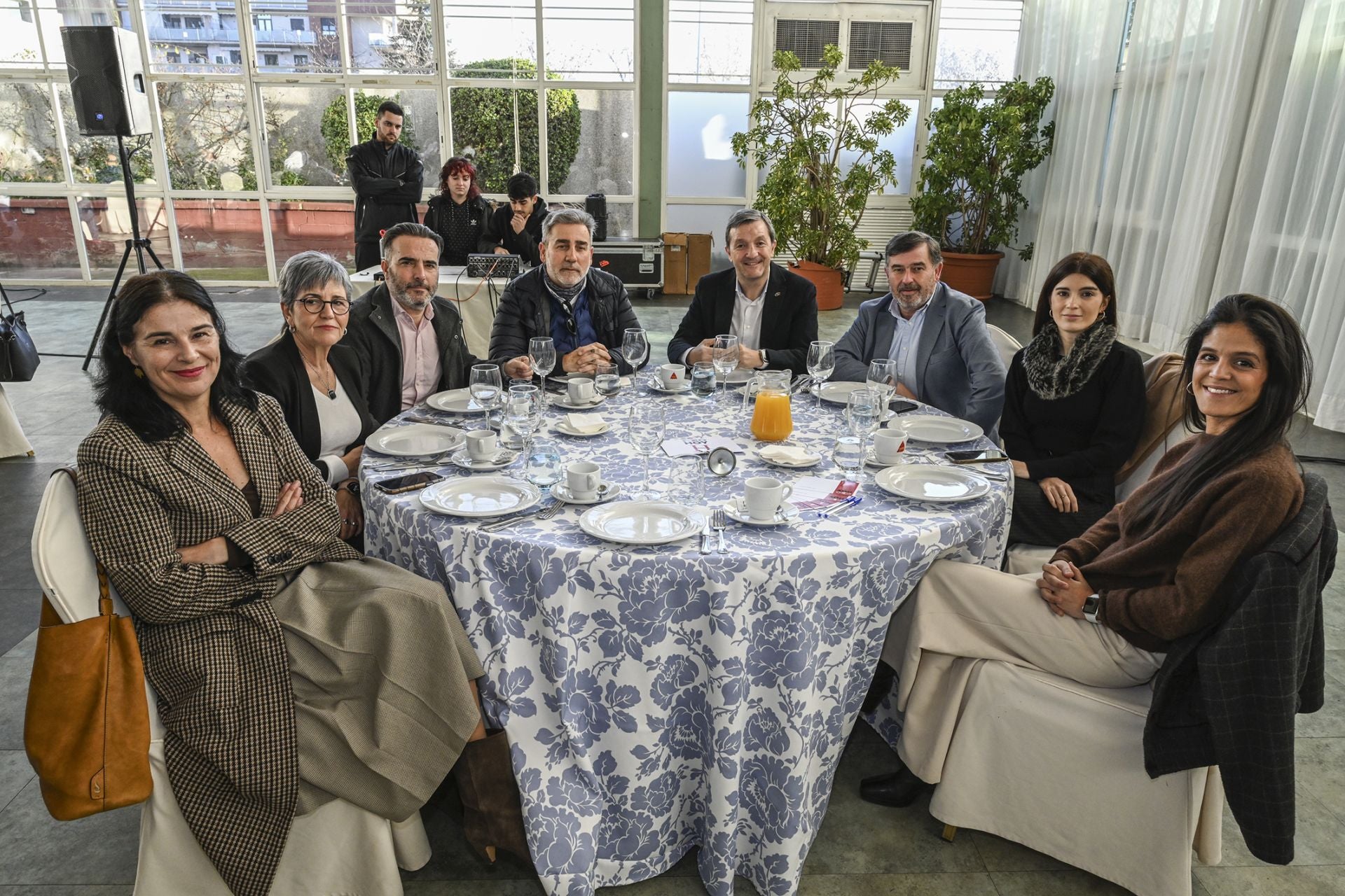 Candelaria Carrera, Patrocinio Sánchez, Francisco Morcillo, Alberto Franco, Benito Román, Andrés Rayo, Paula Álvarez y Pilar Bardají.