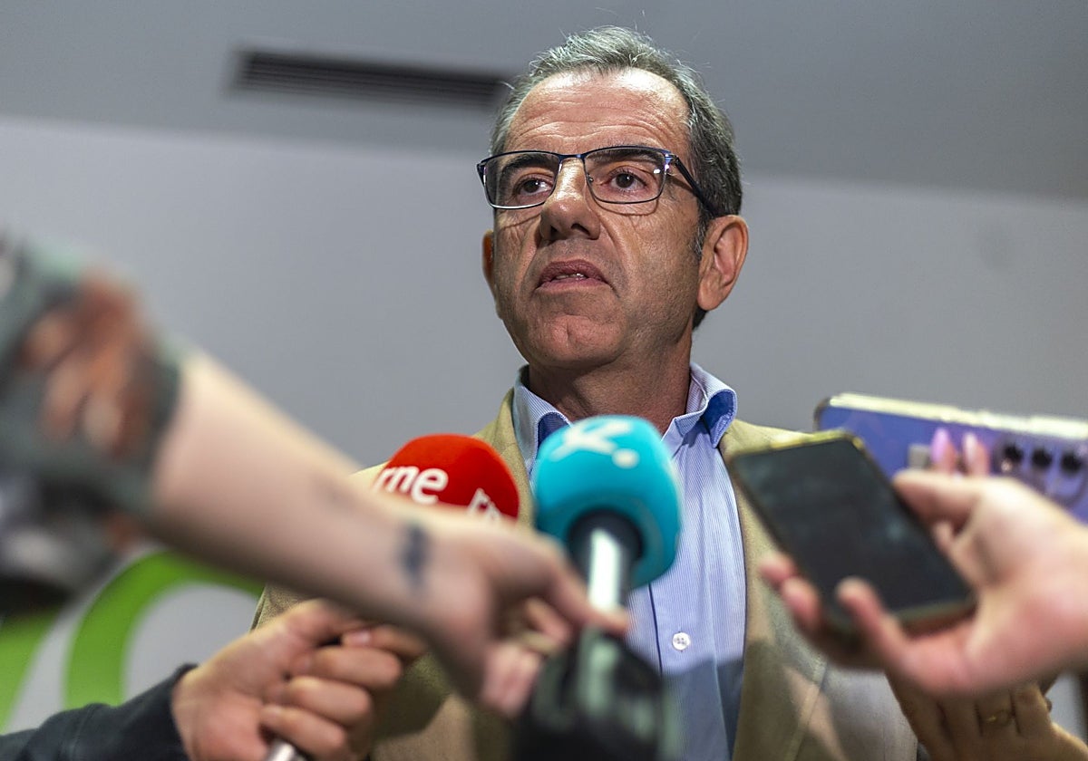 Eduardo Gutiérrez, portavoz de Vox en el Ayuntamiento de Cáceres.