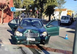 Estado en el que quedó el coche.