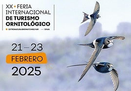 Cartel de la Feria Internacional de Turismo Ornitológico (FIO).