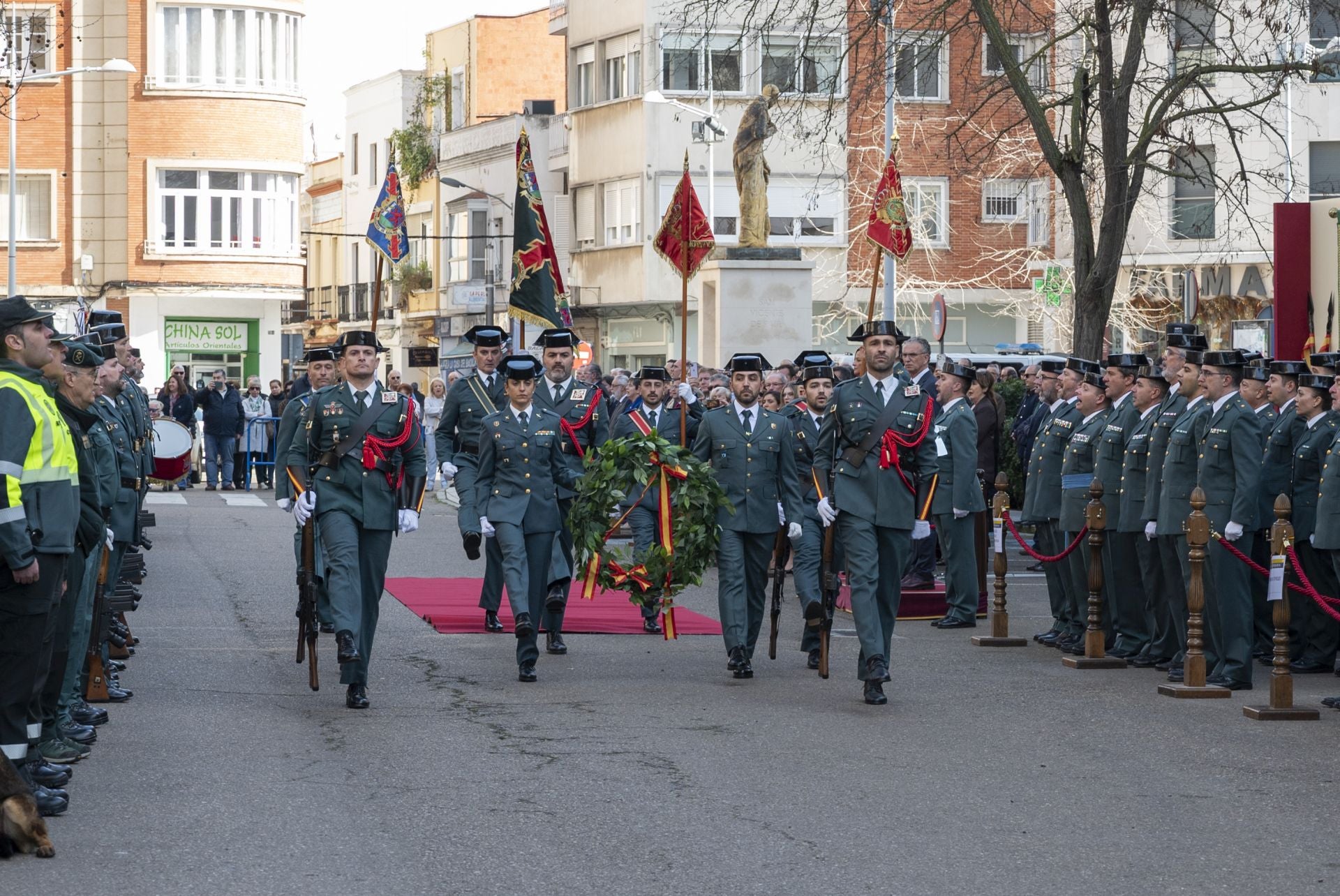 Toma de posesión de José Manuel Santiago Marín al frente de la Guardia Civil en Extremadura