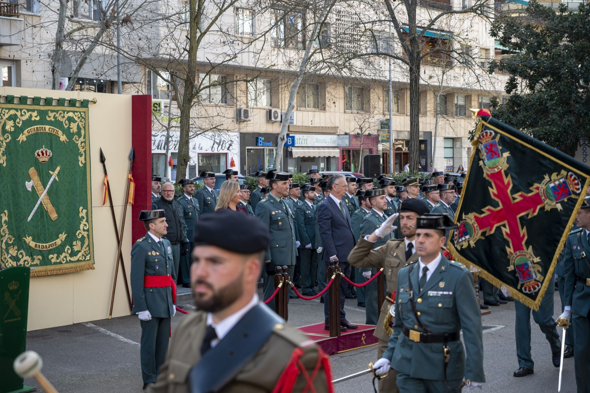 Toma de posesión de José Manuel Santiago Marín al frente de la Guardia Civil en Extremadura