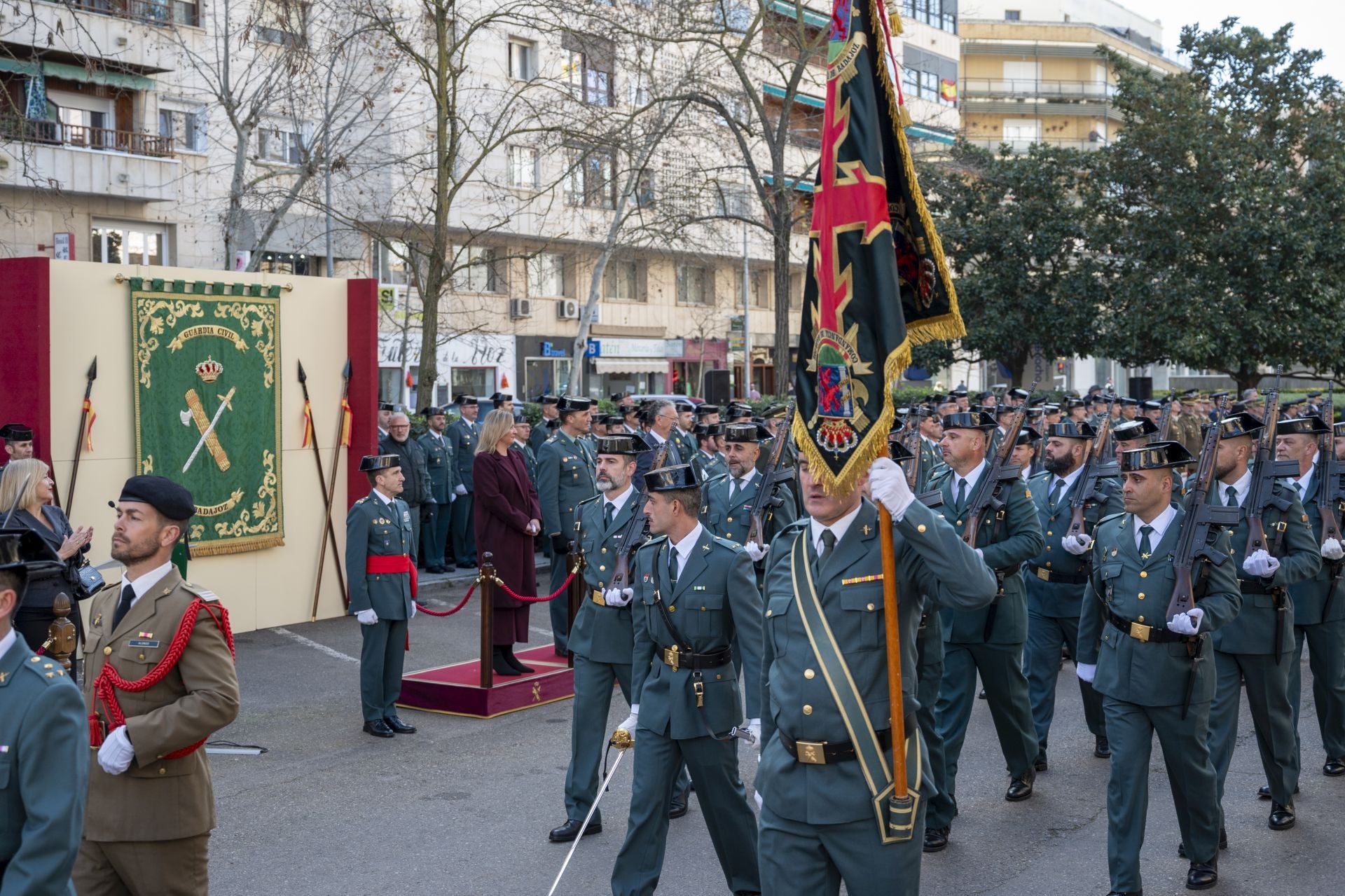 Toma de posesión de José Manuel Santiago Marín al frente de la Guardia Civil en Extremadura