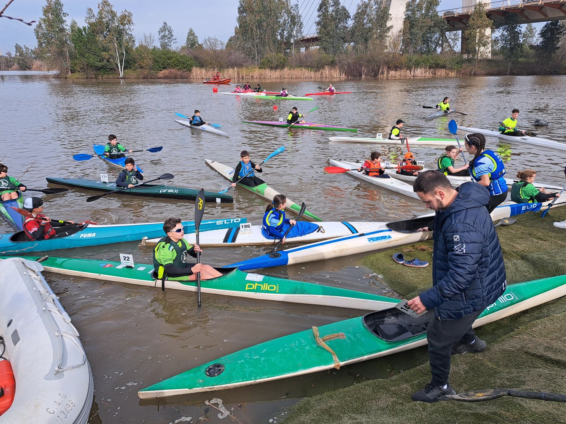 Fotos | La primera regata de piragüismo del circuito de los Judex de 2025 en el Guadiana